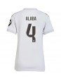Billige Real Madrid David Alaba #4 Hjemmedrakt Dame 2025-26 Kortermet